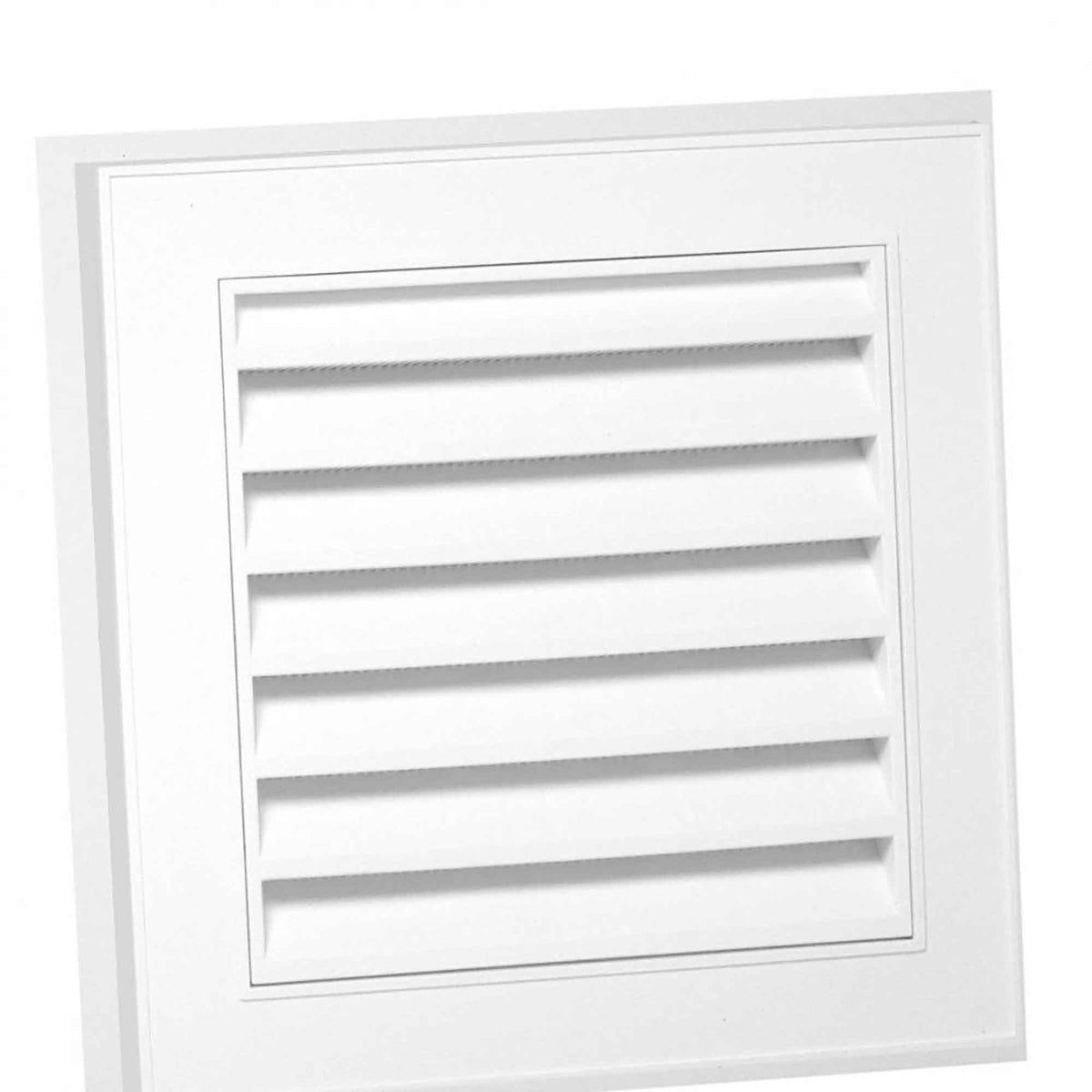 Évent de pignon carré Duraflo, 15" x 15" (blanc)