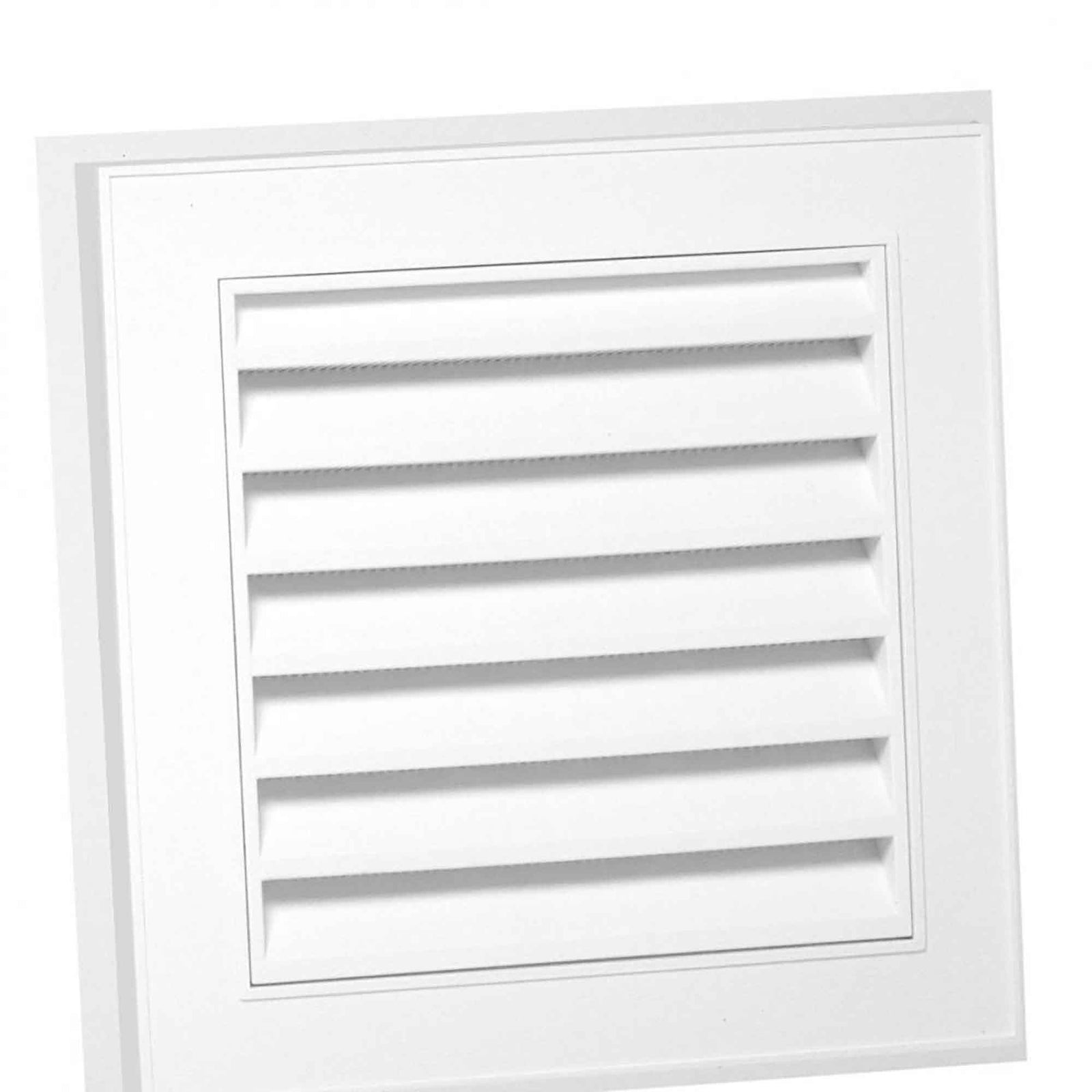 Évent de pignon carré Duraflo, 15" x 15" (blanc)