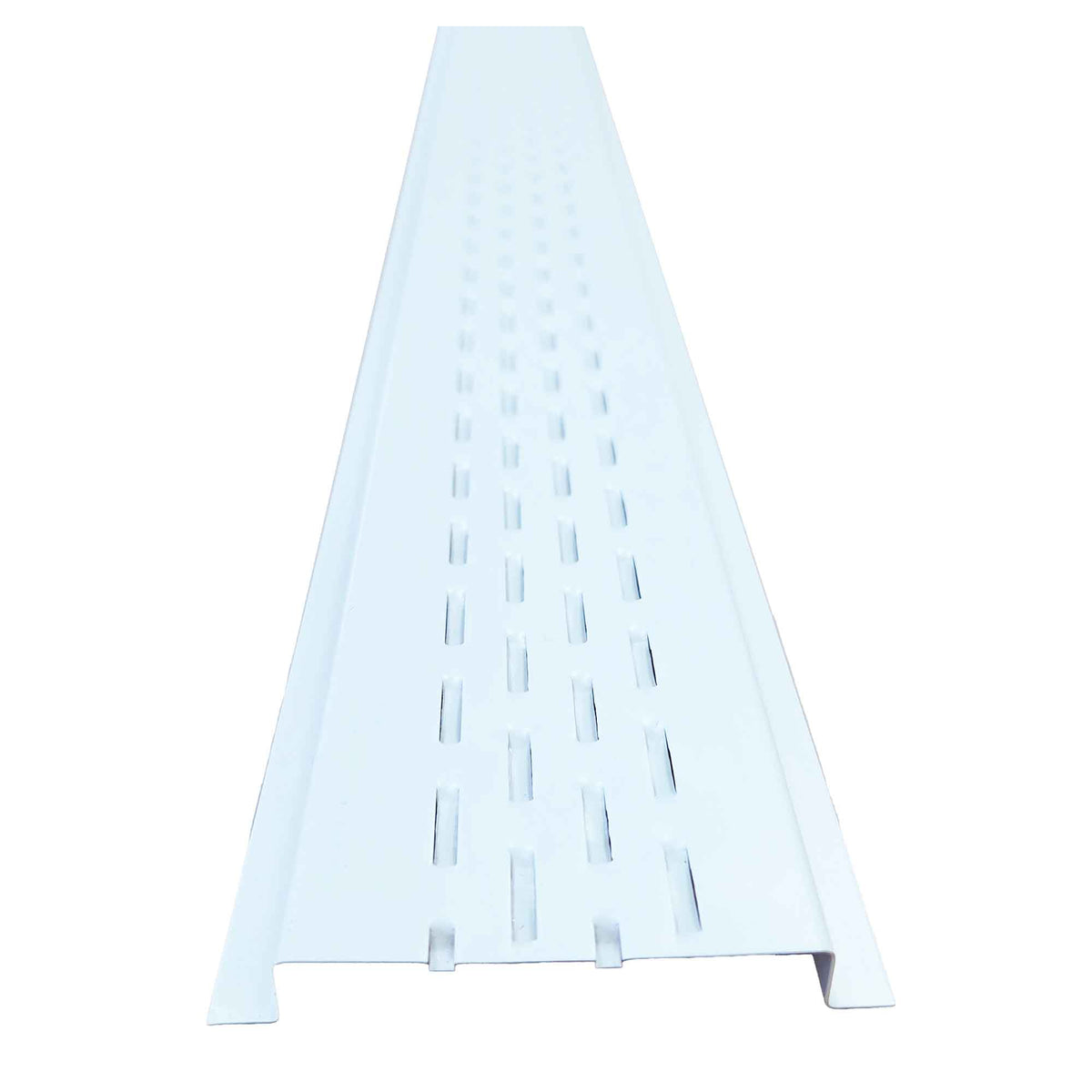 Aérateur continu en aluminium, 2-1/2" x 3 m (blanc pur #431)