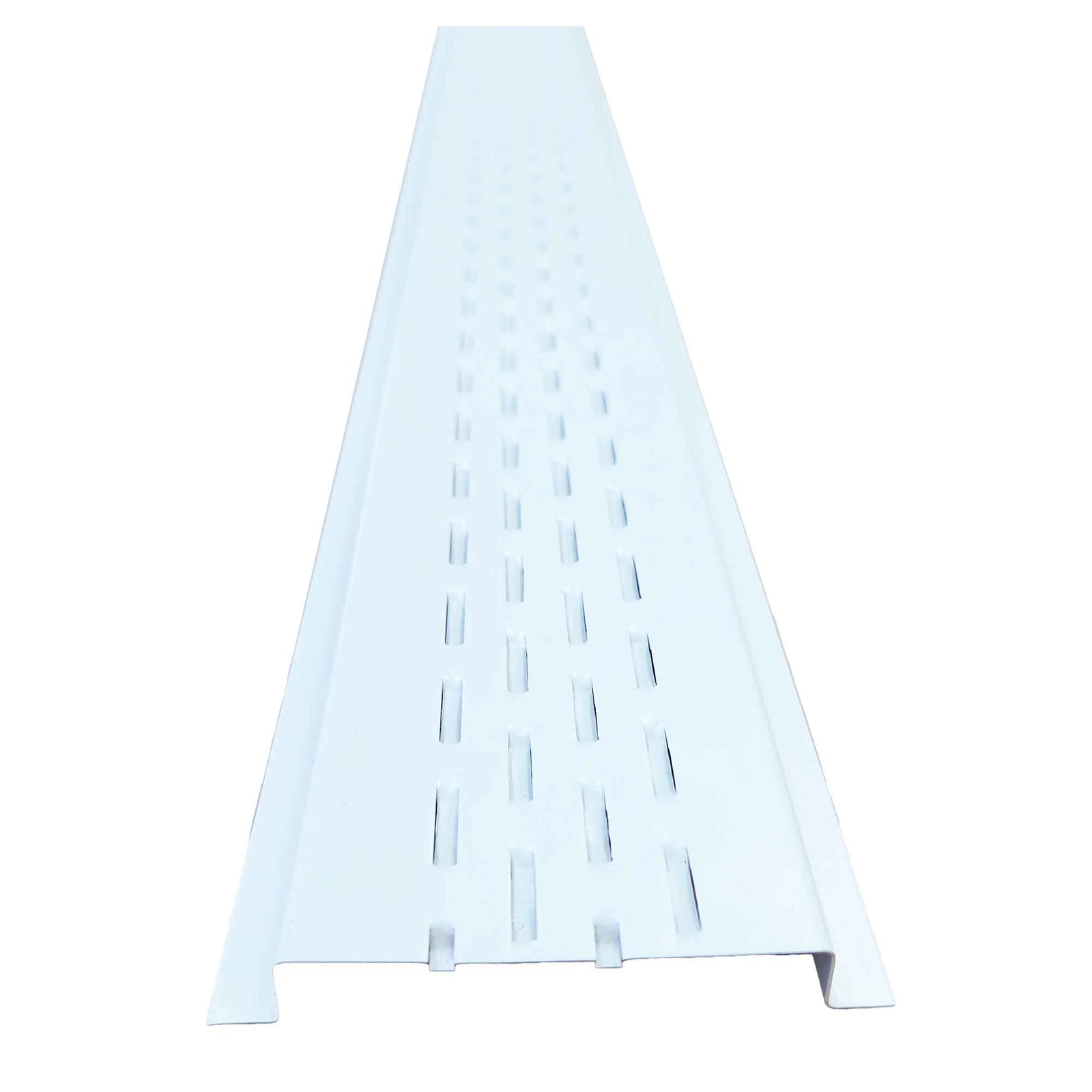 Aérateur continu en aluminium, 2-1/2" x 3 m (blanc pur #431)