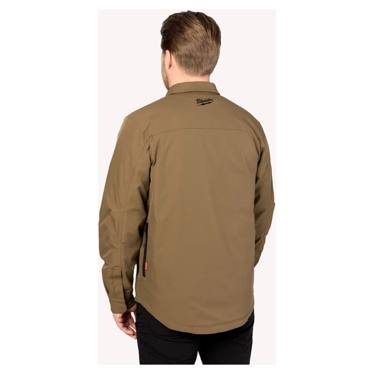 Veste-chemise chauffante M12, moyen (kaki)