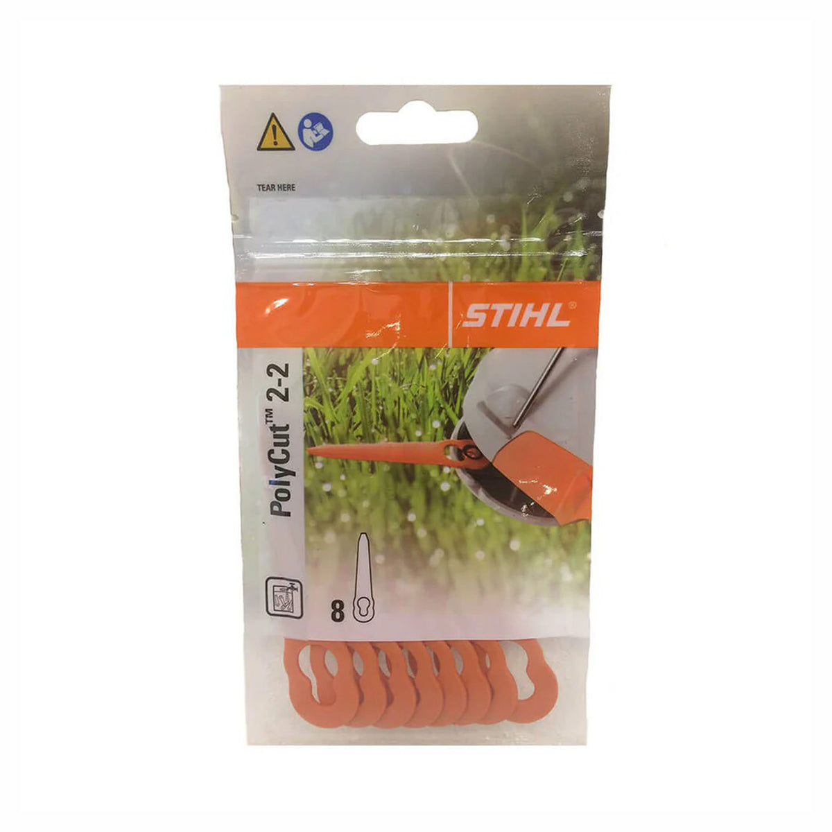 Lame en plastique PolyCut 2-2 pour coupe-bordure, 8 unités