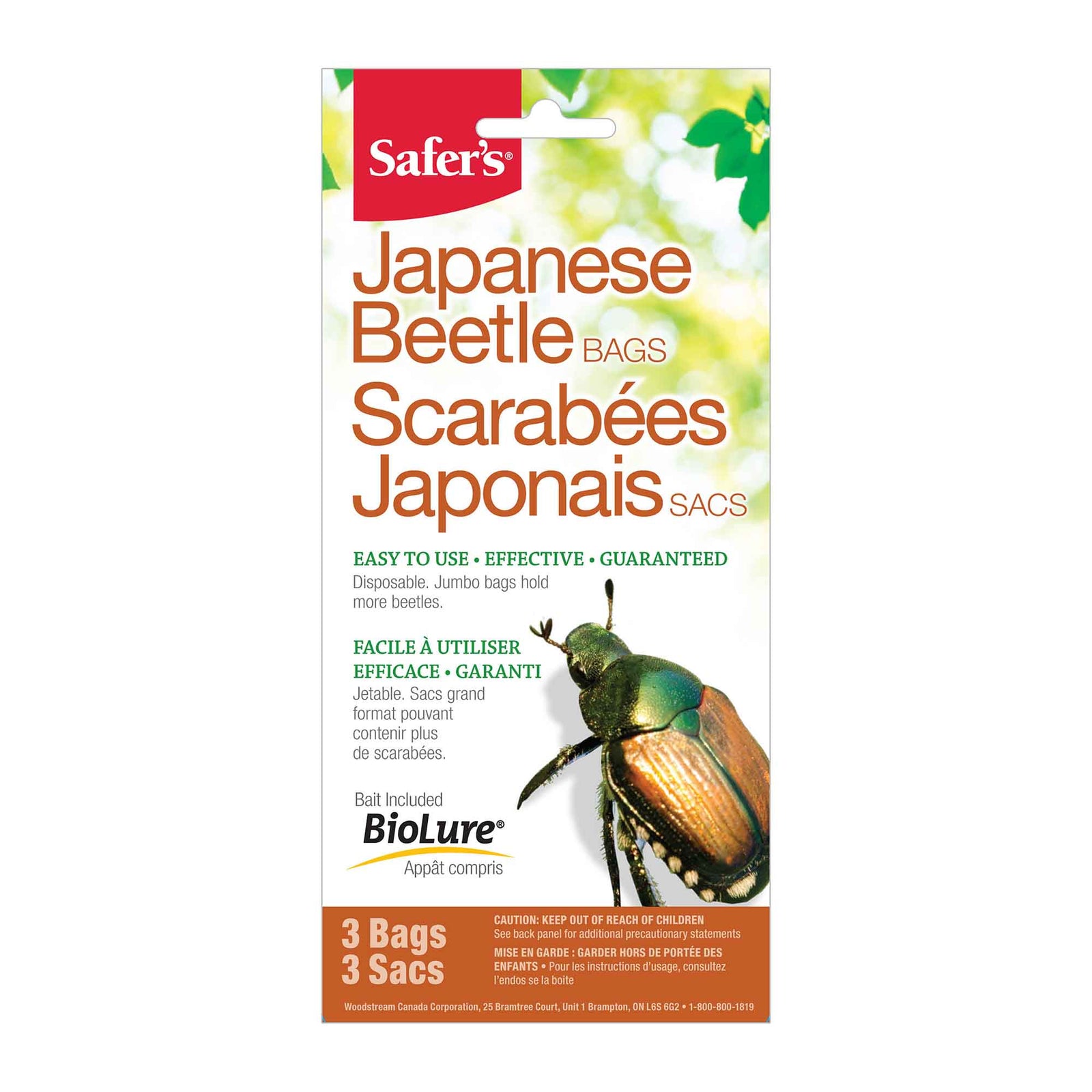 Sac de rechange pour piège à scarabées japonais, 3 unités