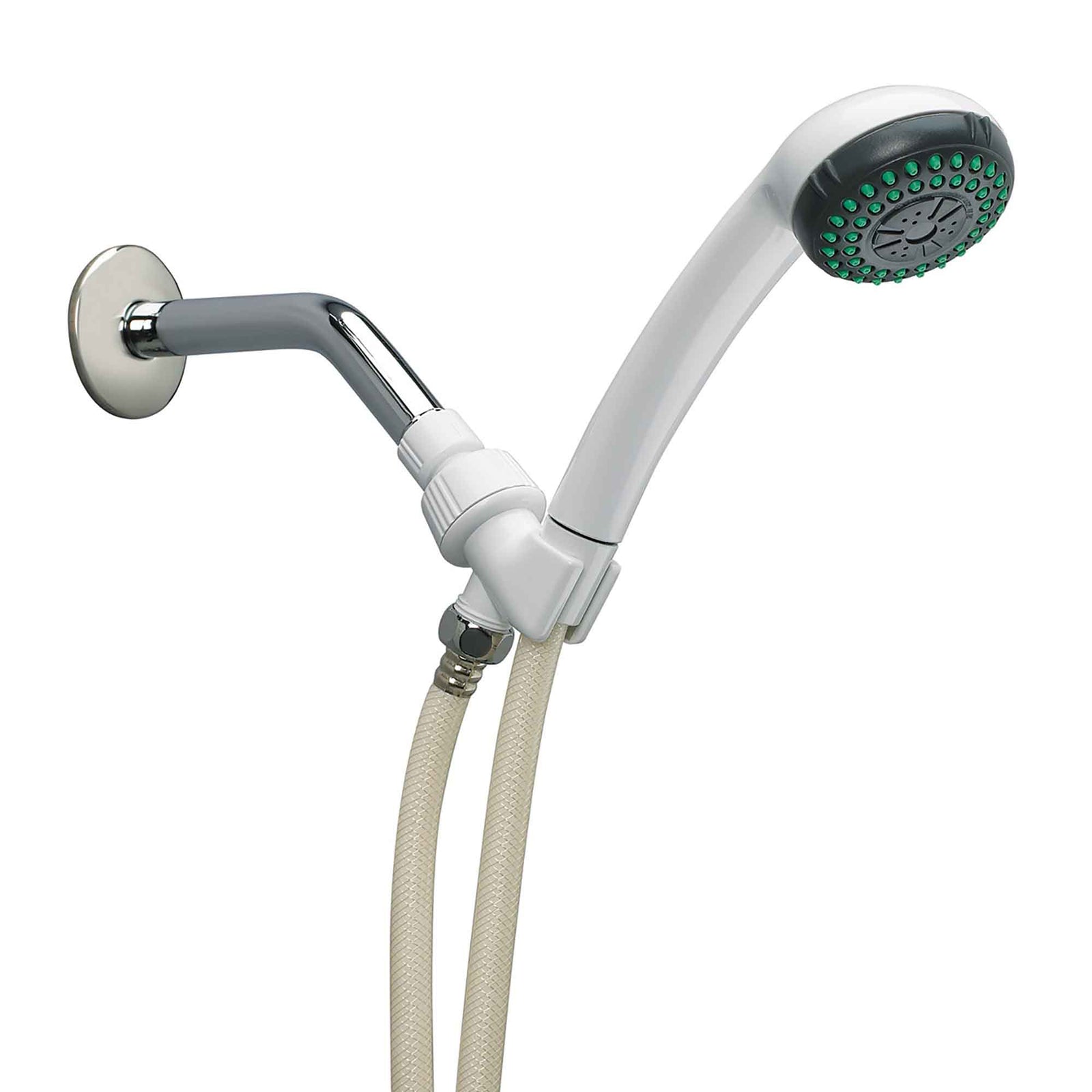 Pomme de douche à main M-Line à 3 réglages, blanc