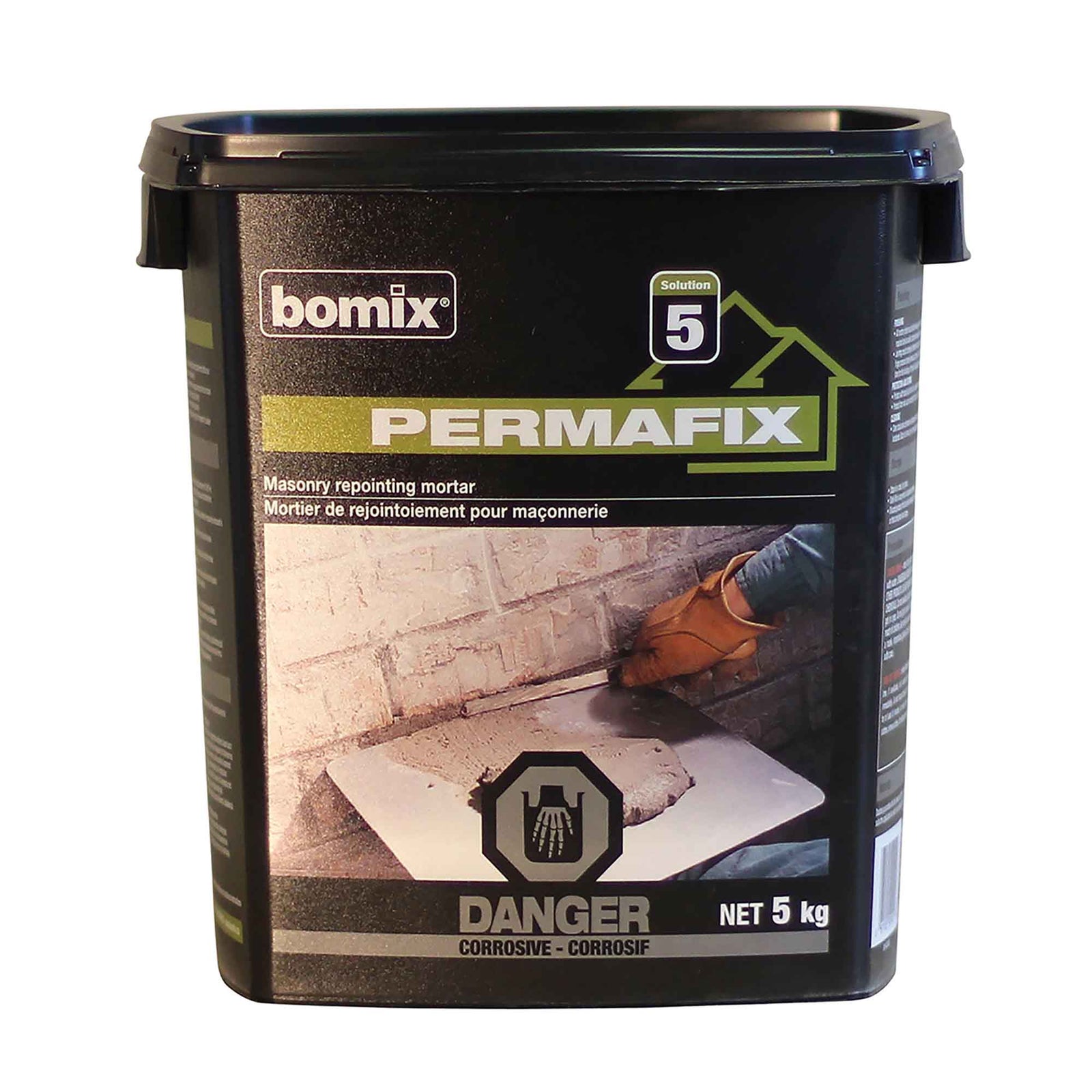 Mortier de rejointoiement pour maçonnerie PERMAFIX, 5 kg