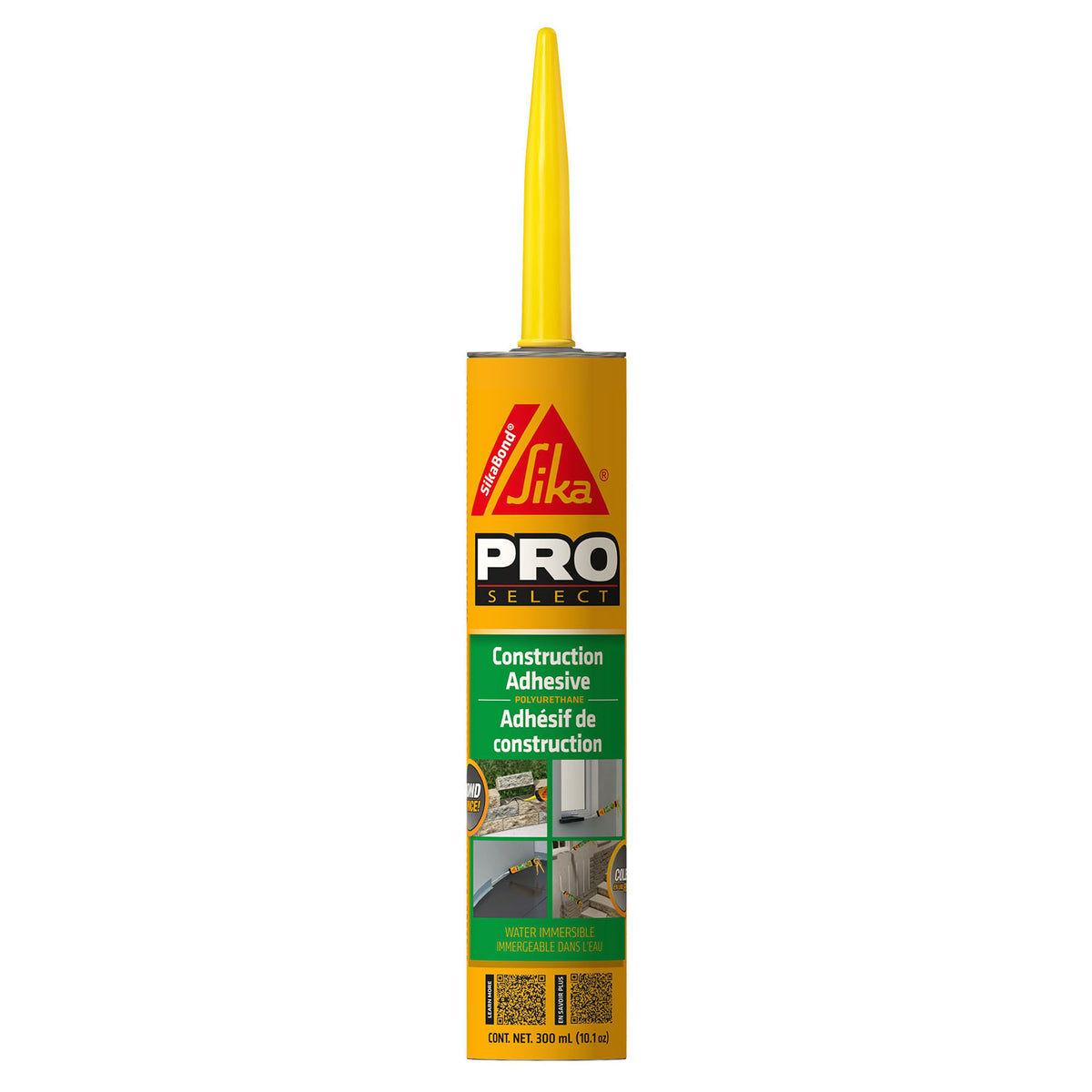 Adhésif de construction immergeable dans l'eau SikaBond, 300 ml