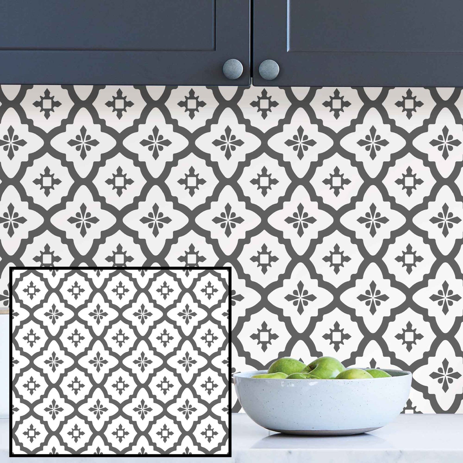 Dosseret ''peler et coller'' Algarve, 18" x 9'