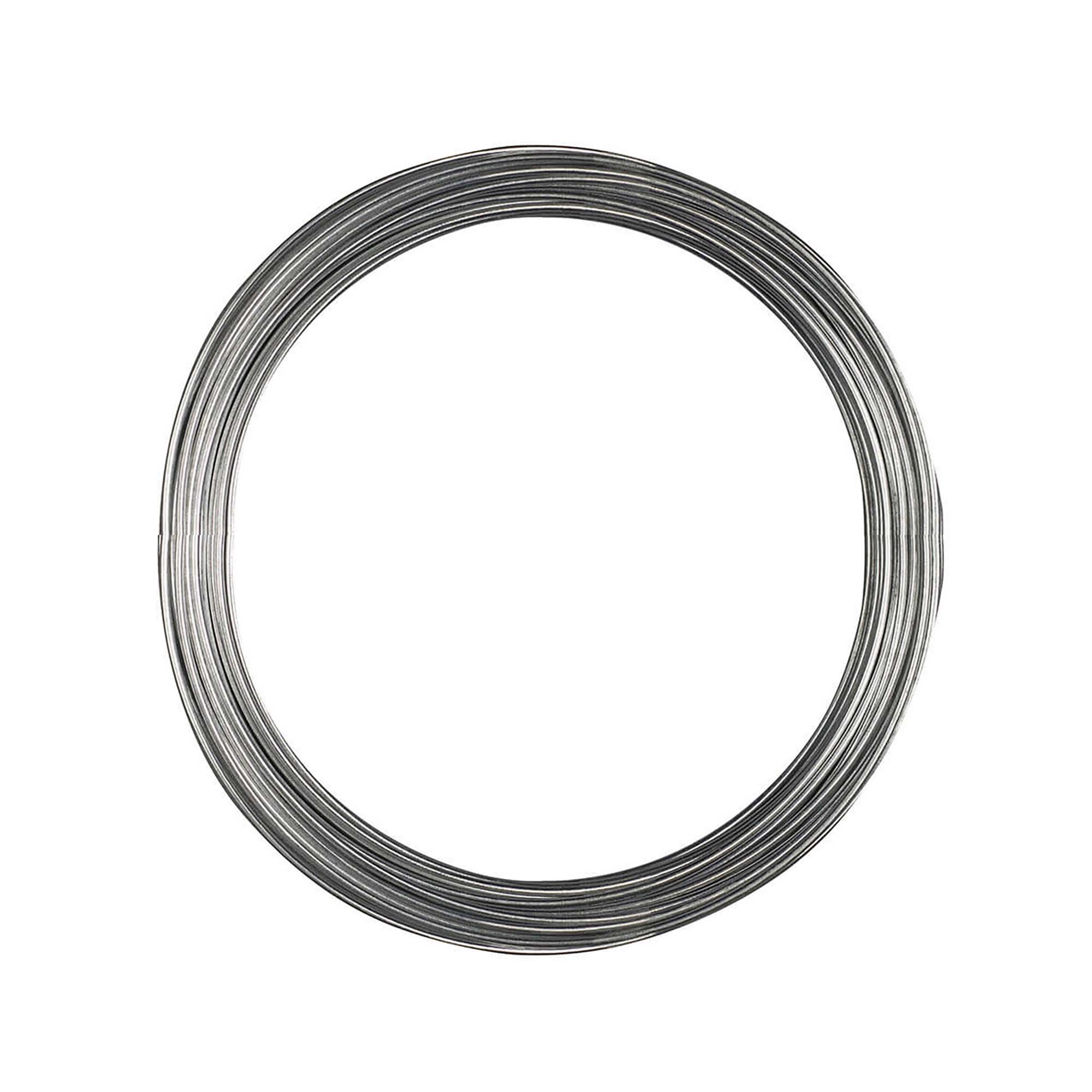 Fil d'acier galvanisé de calibre 20, 0,9 mm x 15 m