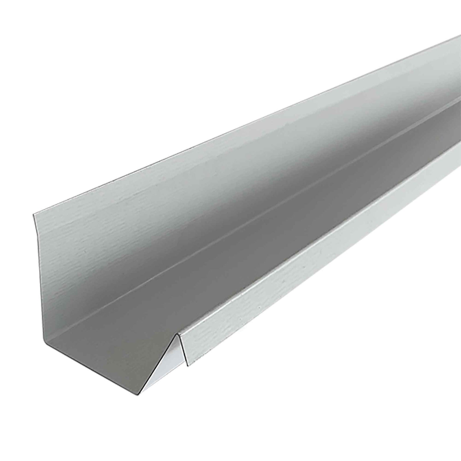 Mini-gouttière en galvalume, blanc (8')