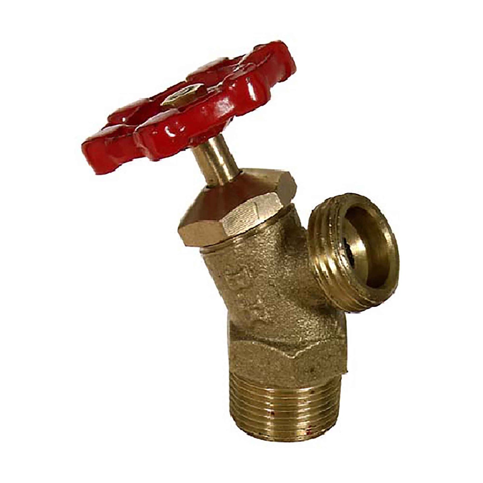 Valve de vidange de chaudière en laiton de compression avec angle, mâle 1/2" 