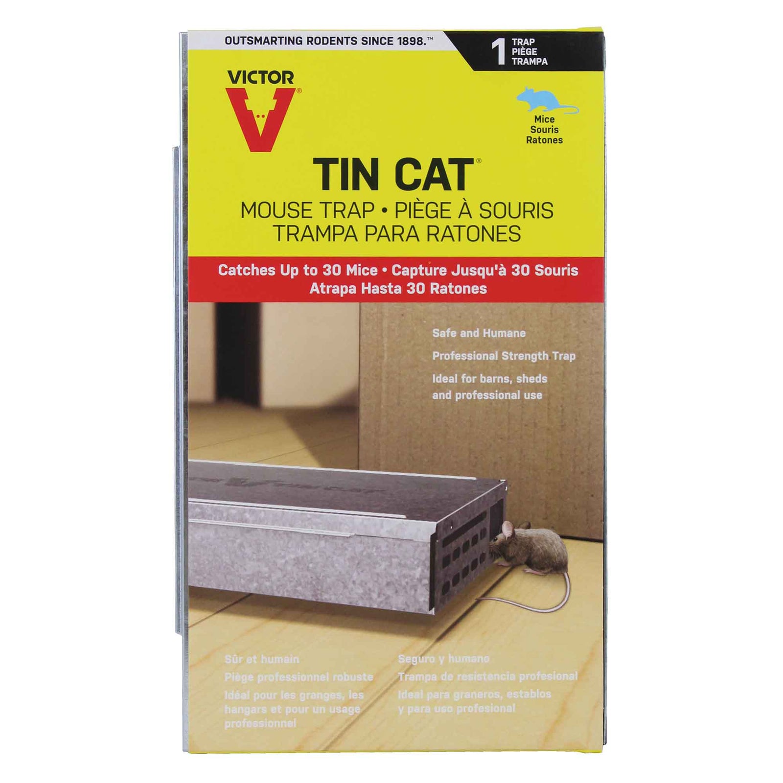 Piège à souris ''Tin Cat'', jusqu'à 30 souris